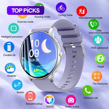Multifunctional Smart Watch, Fashionable Digital Watch, Sports Watch for Women & Men, Wearable