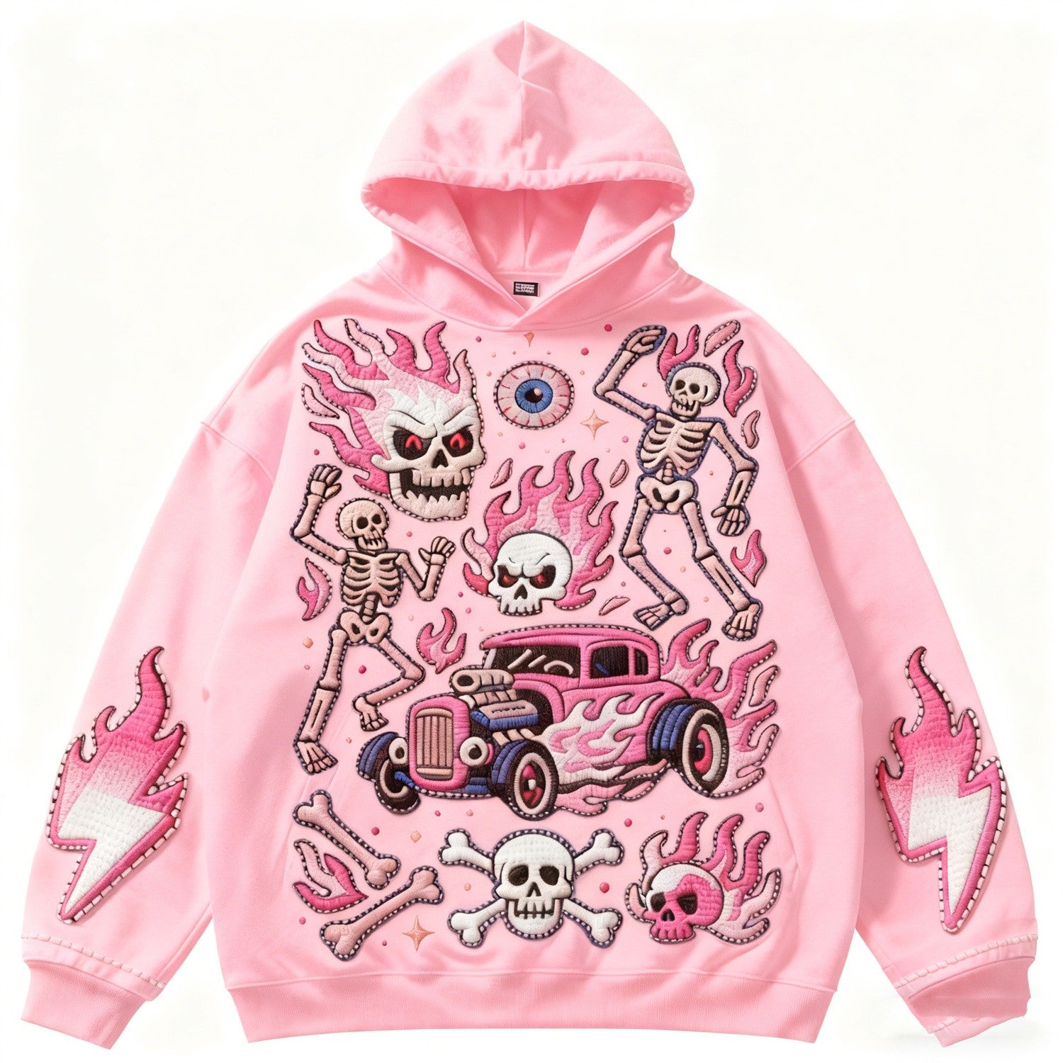 Fashion Casual Printed Polyester Sweater