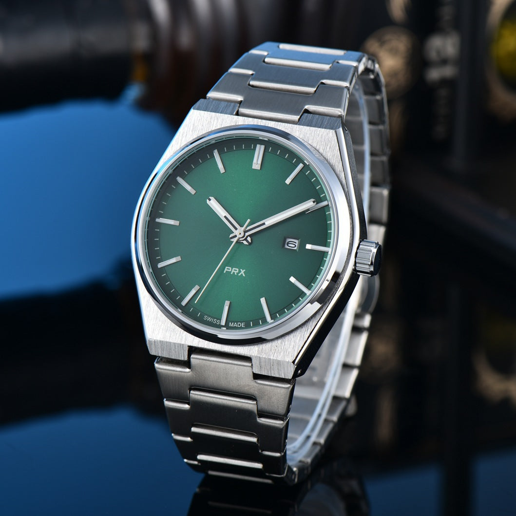 New Simple, Elegant, And Stylish Quartz Mens Watch With Steel Band