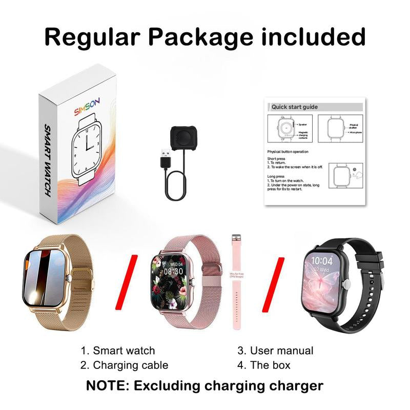 Multifunctional Smart Watch, Fashionable Digital Watch, Sports Watch with Multiple Sports Modes for Women & Men, Digital Smart Watches, Fitness Tracker Watch