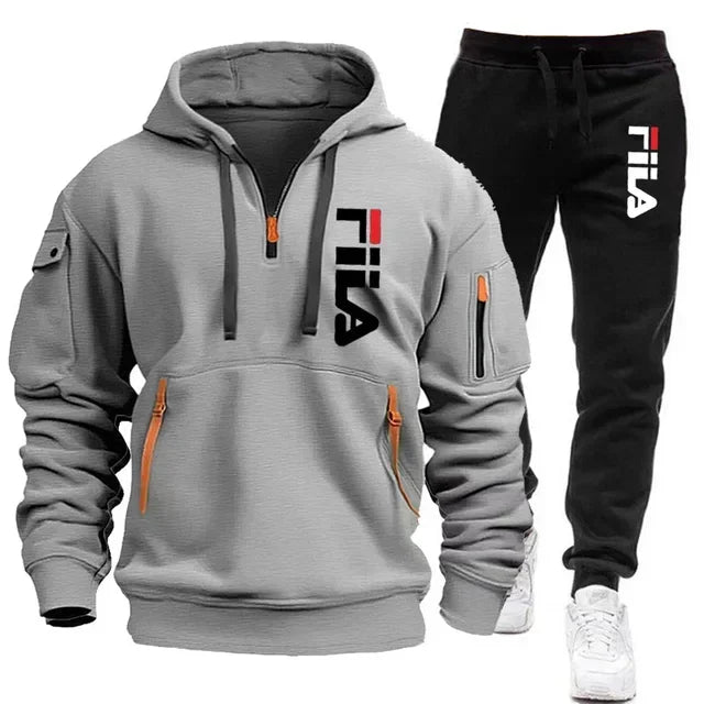 Two sets of 2025 new fashionable men for casual fitness and jogging