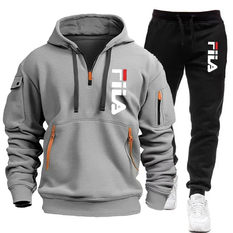 Two sets of 2025 new fashionable men for casual fitness and jogging