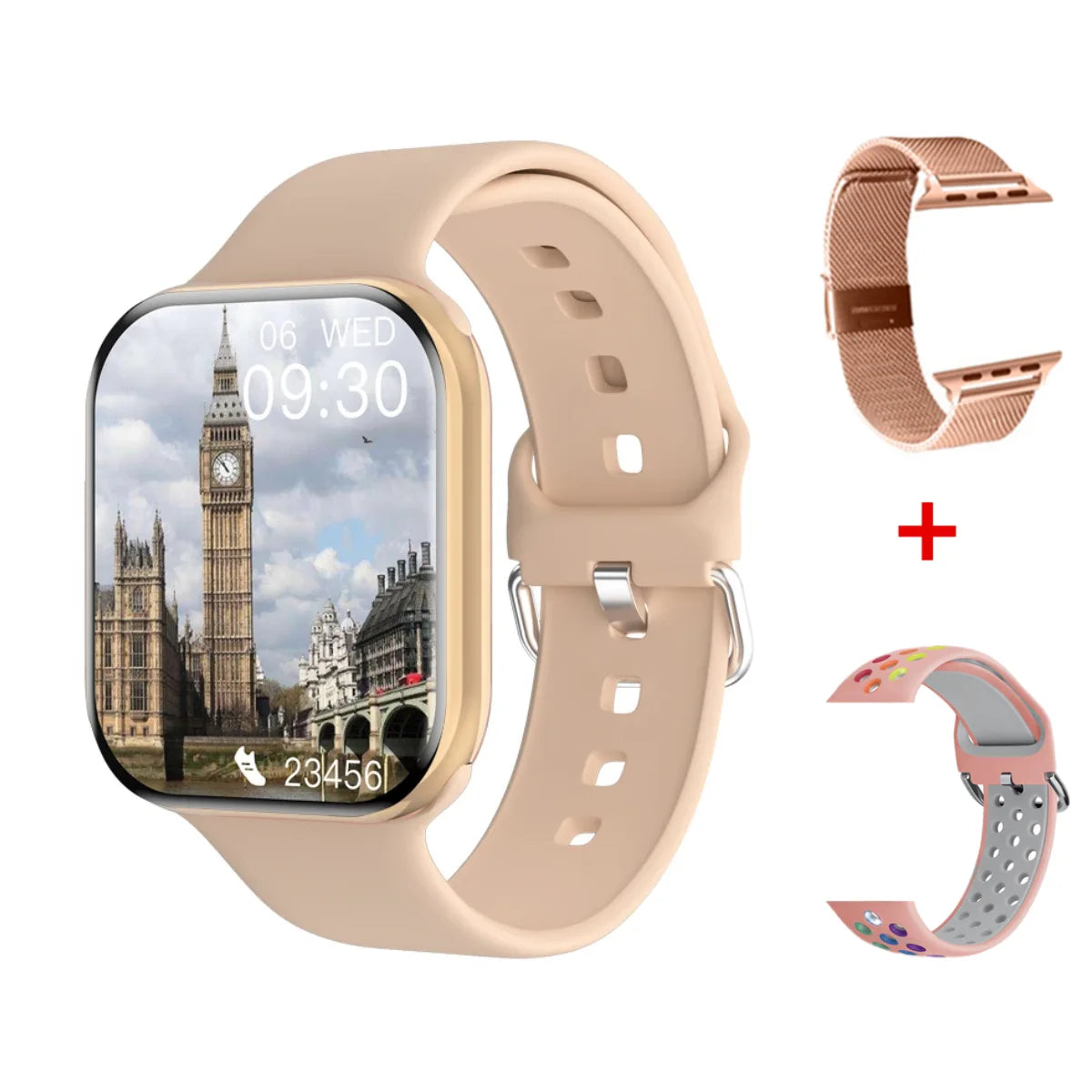 GPS Smart Watch Men For Apple Watch 11 Series Always On Display Body Temperature BT Call NFC Women Smartwatch For IOS Android