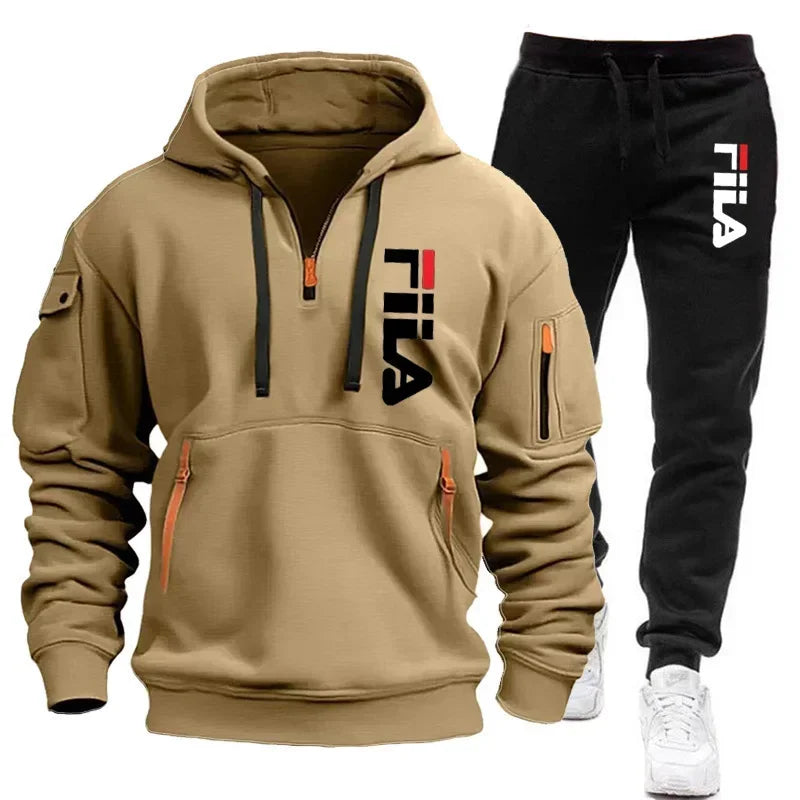 Two sets of 2025 new fashionable men for casual fitness and jogging