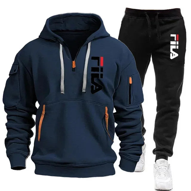 Two sets of 2025 new fashionable men for casual fitness and jogging