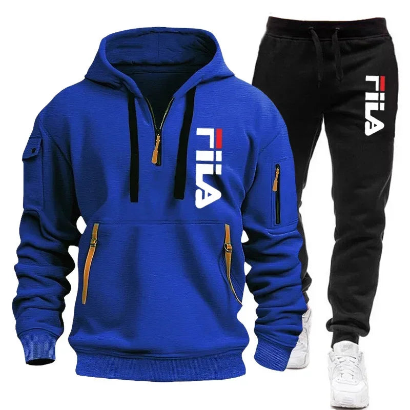 Two sets of 2025 new fashionable men for casual fitness and jogging