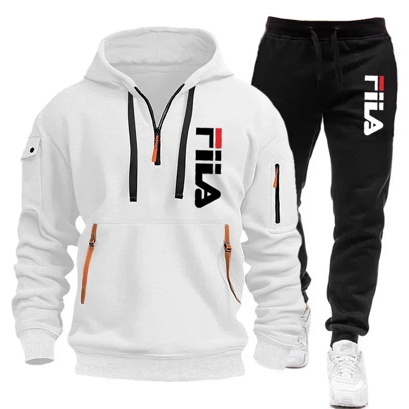 Two sets of 2025 new fashionable men for casual fitness and jogging