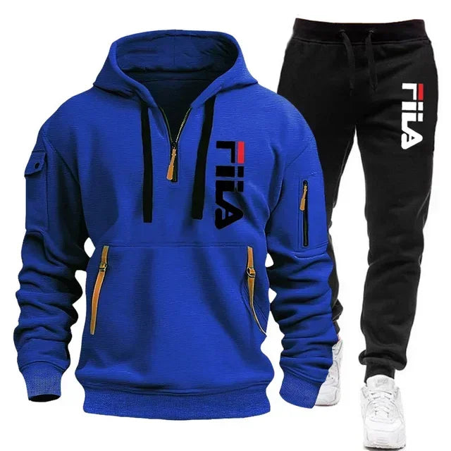 Two sets of 2025 new fashionable men for casual fitness and jogging