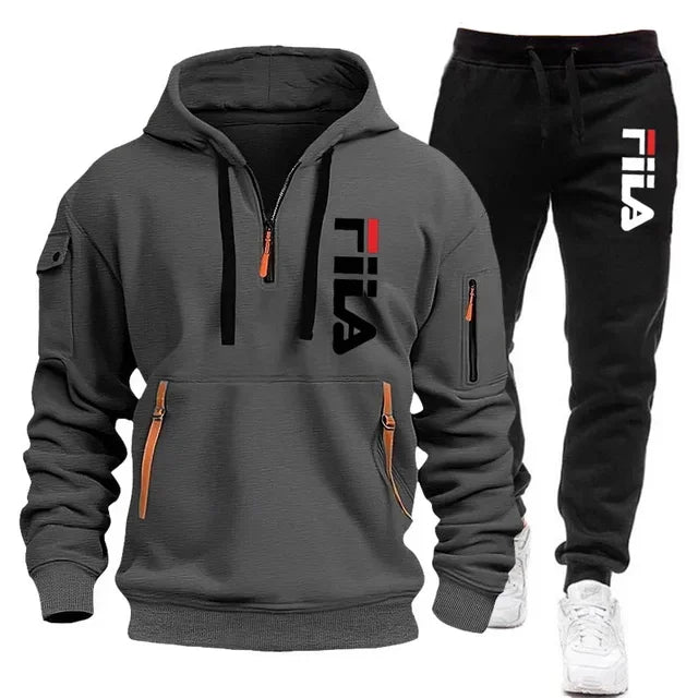 Two sets of 2025 new fashionable men for casual fitness and jogging