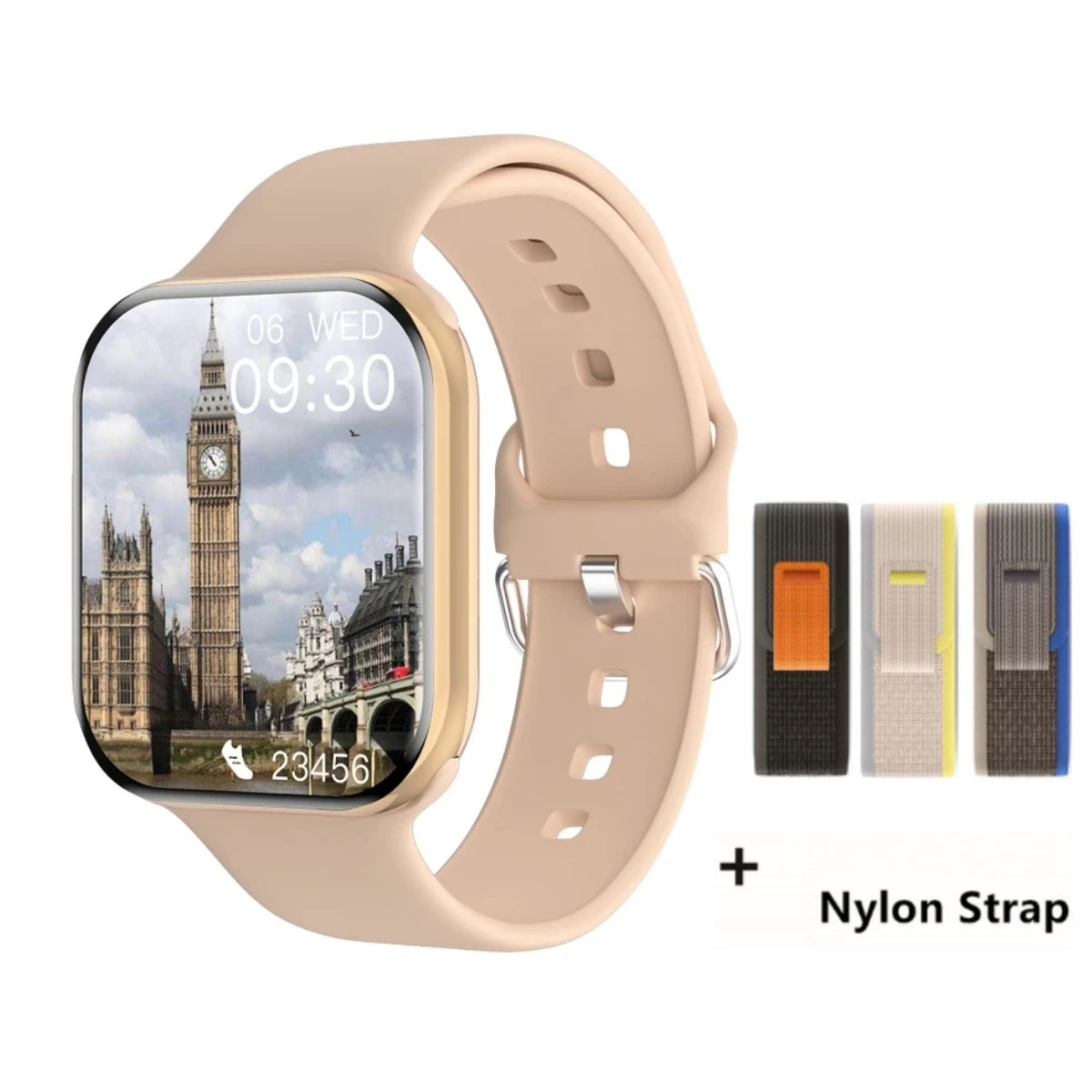 GPS Smart Watch Men For Apple Watch 11 Series Always On Display Body Temperature BT Call NFC Women Smartwatch For IOS Android