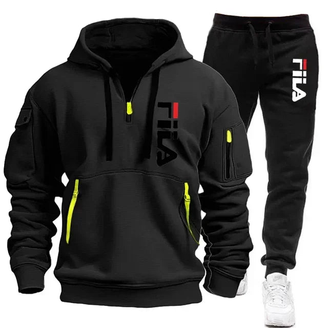 Two sets of 2025 new fashionable men for casual fitness and jogging