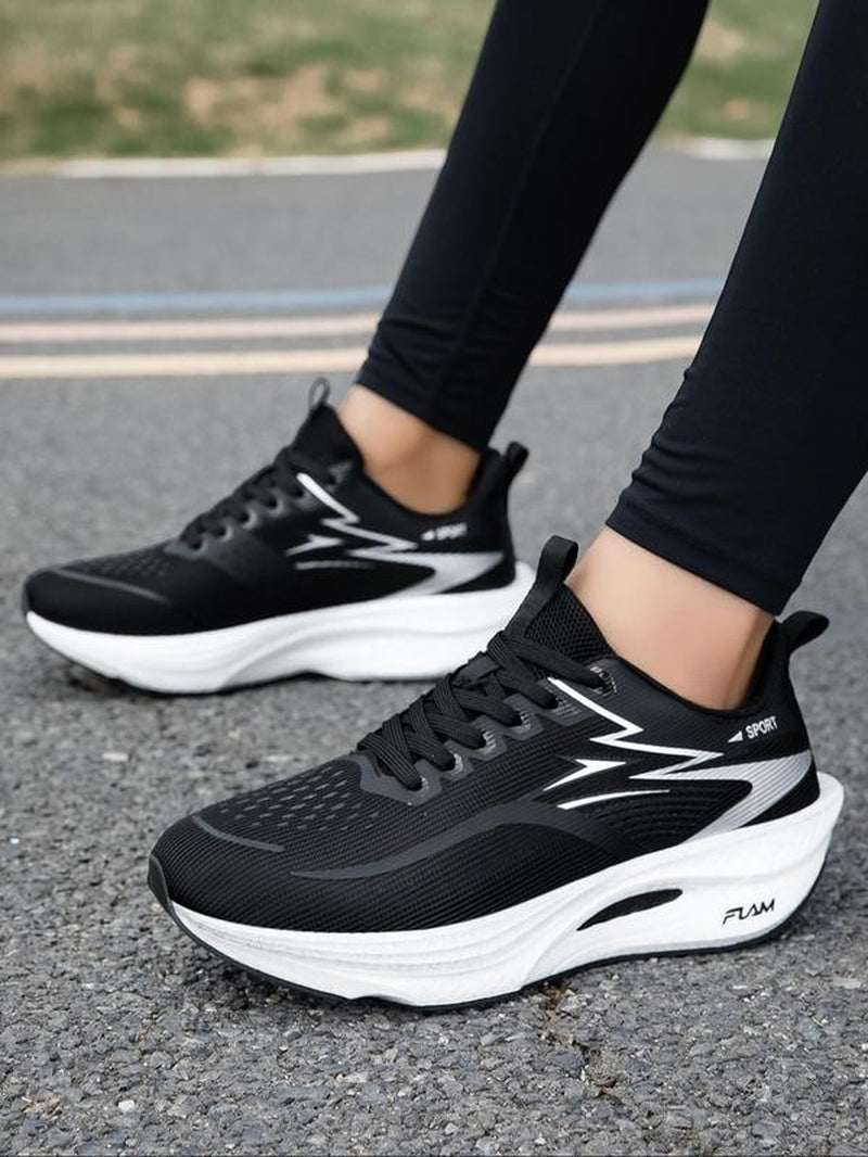 Breathable Unisex Running Shoes, Sporty Running Shoes, Comfortable Sports Sneakers for Men & Women, Ideal for Tennis & Daily Wear, Durable Athletic Footwear
